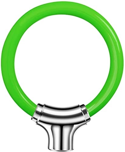 Fahrradschlösser : UPPVTE Fahrradkombinationsschloss, Universal Bicycle Lock Edelstahlkabel Anti-Diebstahl-Sicherheitsschloss mit 2 Schlüssel for den Motorradzyklus MTB Fahrrad Fahrradschloss (Color : Green)