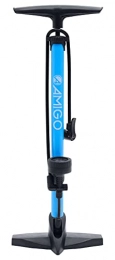 amiGO Bombas de bicicleta Amigo Bomba de aire M2 con manómetro – Bomba de bicicleta para todas las válvulas – Válvula Dunlop – Válvula francesa – Bomba de pie 11 bar / 160 psi, color azul