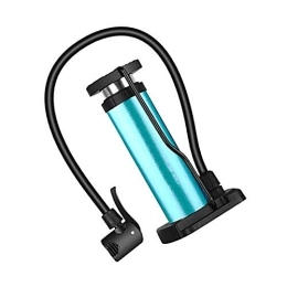 HUI JIN Accesorio Bomba de pie para bicicleta con aguja de inflado Maso portátil para bicicleta, color azul