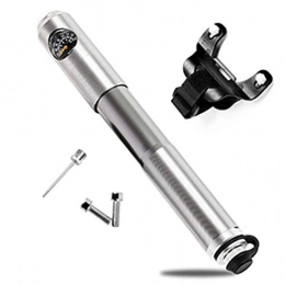 ZXCCQ Accesorio Bomba para neumáticos de bicicleta con calibre 160 PSI, se adapta a válvulas Presta y Schrader, bombas de bicicleta de presión de ciclo mini con aguja de bola para bicicleta de carretera de montaña