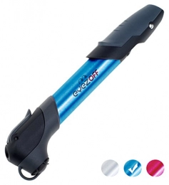 EyezOff Accesorio EyezOff GP96 - Inflador para bicicletas (con soporte para el cuadro, aluminio), color negro y azul