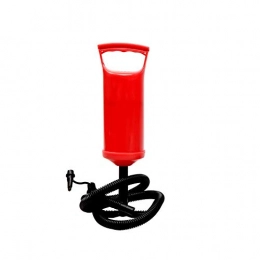 GAGP Bombas de bicicleta GAGP Inflador Bomba de Aire de Mano for Cama de Aire Camping Playa Juguetes Ligero portátil (Color : Red)