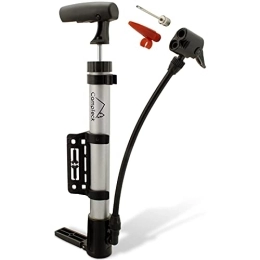 ZCGYQ Accesorio Mini bomba de bicicleta, bomba de neumático de bicicleta ligera, bomba de piso de bicicleta portátil con soporte de montaje, adecuada para válvula Schrader y Presta