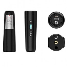 KKmoo Accesorio Mini inflador digital inteligente, bomba de neumáticos de automóvil, compresor de aire recargable digital, mini inflador portátil, bomba de neumáticos de mano, con LCD digital