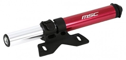 MSC Bikes Bombas de bicicleta MSC MTB / Road - Bomba Alto Volumen, Color Rojo, pequeña