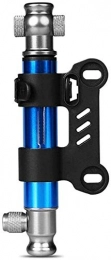 Plztou Accesorio Plztou Bomba de bicicleta Foor Mini bomba de bicicletas Incluye kit de montaje de neumáticos de la bomba for Montaña Y 80 PSI Capacidad de alta presión adecuada for bicicletas (Color: Azul, Tamaño: 15