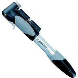 Topeak Accesorio TOPEAK Mini DX - Bomba de Mano con medidor Presta y Schrader, Color Plateado y Negro
