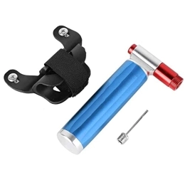 Vifemify Bombas de bicicleta Vifemify Mini Bomba Inflable Manual portátil de aleación de Aluminio para Coche eléctrico, Resistente y Duradera, no fácil de dañar(Azul)