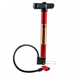VIFER Bomba Inflador de Bola de neumático de Bicicleta de Acero de Alta presión portátil al Aire Libre Inflador de Bola(Rojo)