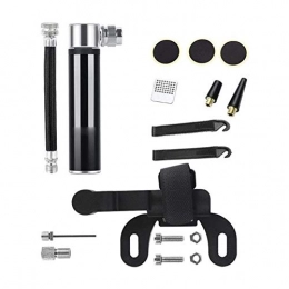 Wghz Accesorio Wghz Mini inflador Manual portátil de aleación de Aluminio, Bicicleta, Baloncesto, fútbol, ​​Bomba de Aire (Color: Negro)