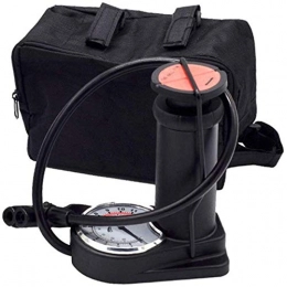 WYFDM Accesorio WYFDM - Bomba de Suelo para Bicicleta con medidor de presión y Bolsa de Almacenamiento, Color Negro, tamaño 15, 3 cm, Negro, 15.3cm