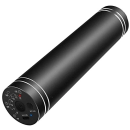 ZIQIDONGLAI Accesorio ZIQIDONGLAI Bombas de Suelo para Bicicletas Mini Bomba de Aire de Carga eléctrica portátil inalámbrica para la Bomba de Juego de fútbol de Baloncesto (Color : Black, Tamaño : 16x3.6cm)