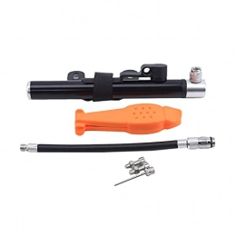 ZZHH Accesorio ZZHH Mini Bomba de Bicicleta y un Kit de reparación de punciones sin glanas, se Adapta a la válvula Reversible de Presta y Schrader, portátil, rápida y fácil de Usar. (Color