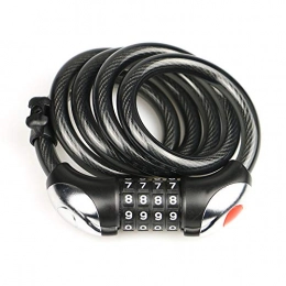 generies Cerraduras de bicicleta 1.2m Bicycle Electric Car Helmet Security Lock Mountain Bike Lock Portable Bold Wire Rope Mechanical Digital Code Lock