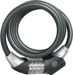 ABUS Cerraduras de bicicleta ABUS 592133 - 1450 / 185_KF Cable espiral de combinación Raydo + KF