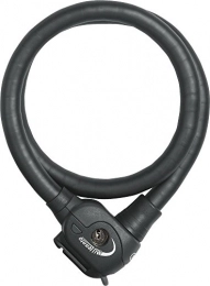 ABUS Cerraduras de bicicleta Abus 896 / 110 EC TexKF Mini Phantom - Candado de Cable para Bicicletas (17 mm / 110 cm), Color Negro Negro Negro Talla:17 mm / 110 cm