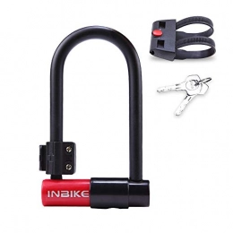 Ariyalk Bicycle Lock/U-Lock/Bloqueo de Cable de Acero/Juego de Bloqueo de Funda de Silicona/Cizalla antihidráulica