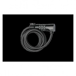 AXA Accesorio AXA Candado de cable Resolute 180 / 8 código, longitud 180 cm, diámetro 8 mm, negro (1 pieza)