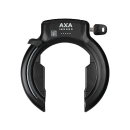 AXA Cerraduras de bicicleta AXA Candado de Marco 2231016000, Adultos Unisex, Negro, 75 mm