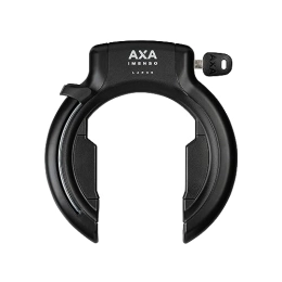 AXA Cerraduras de bicicleta AXA Candado de Marco 2231016200, Adultos Unisex, Negro, 92mm