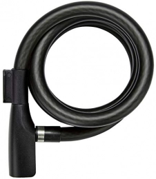 AXA Accesorio AXA Kabelschloss Resolute 12-180 12-180-Candado de Cable, Unisex Adulto, Negro, 180 cm