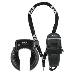 AXA Cerraduras de bicicleta Axa kit antivol cadre Defender avec chaîne + sac Outdoor