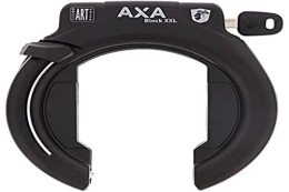 AXA Cerraduras de bicicleta AXA Rahmenschloss Bloque de Cerradura XXL, Unisex Adulto, Negro, XX-Large