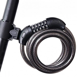 Bicycle lock Cerraduras de bicicleta Bicycle lock LPY-Bike Lock - Self Coiling MTB Bloqueo antirrobo Cable de combinación