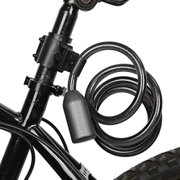 Fishawk Cerraduras de bicicleta Bloqueo Bluetooth, bloqueo de cable simple de seguridad y conveniencia Durable para motocicleta, automóvil eléctrico, bicicleta para la mayoría de las personas