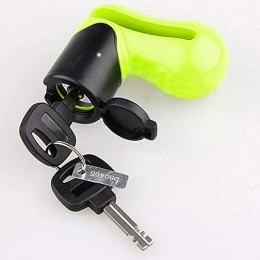 Nvshiyk Cerraduras de bicicleta Candado de bicicleta de alta seguridad Mini Bike Lock combinación fija de bicicletas de montaña de la bici del camino con 2 llaves Para bicicletas puertas y cercas. ( Color : Verde , Size : One Size )