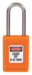 Master Lock Cerraduras de bicicleta Candado de bloqueo, KD, naranja, 1-7 / 8H H