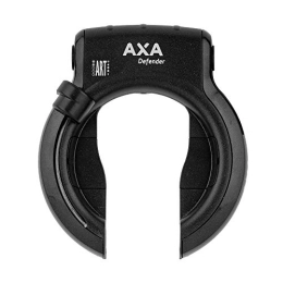AXA Cerraduras de bicicleta Candado de cuadro AXA Defender negro 50mm ART-2
