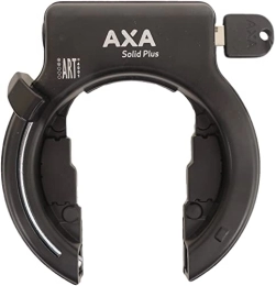  Accesorio Cerradura de marco AXA Solid - cerradura de marco de alta calidad, apertura extra ancha, ART 2 estrellas, negro - 58 mm