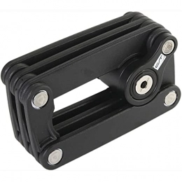 Contec Cerraduras de bicicleta contec – Candado Plegable Brick Lock 780 mm de Largo, Plegado. 45 x 60 x l110 mm, Negro