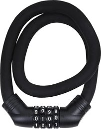 Cytec Cerraduras de bicicleta Cytec Unisex - Adulto Cable antirrobo 4035786 Cable antirrobo, Color Negro, Talla única