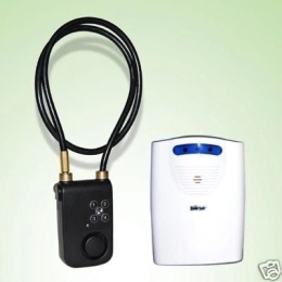 dgt036- programable bicicleta/Shed IP44 Digital Lock con receptor de alerta de alarma & 105 db Wireless