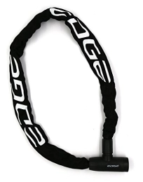 Edge Accesorio Edge CO, LTD Candado para Bicicleta, Granito – Cadena y candado con Cadenas de Acero para Bicicleta y Motocicleta, 6 mm (Negro, 110 cm)
