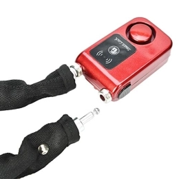 FastUU Smart Bike Chain Lock, Bike Cable Lock, Smartphone Control Bluetooth Waterproof para Interiores para Exteriores