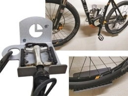 Briconess.com Cerraduras de bicicleta Gancho de pared antirrobo para bicicleta con soporte