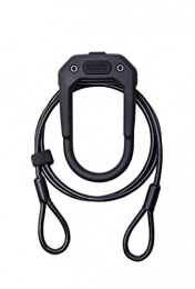 Hiplok Cerraduras de bicicleta Hiplok D / U Lock DX Plus Accesorios Cable, todo negro, se vende seguro oro clasificado