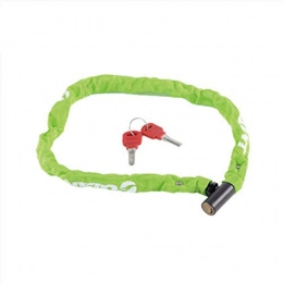 HNMS Accesorio HNMS Zinc Alloy Bicycle Anti-Theft Steel Chain Lock Riding Equipment Green