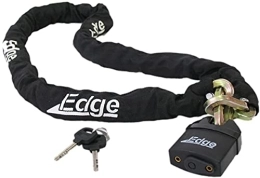 Edge Cerraduras de bicicleta kettings Lot Edge 10 * 10 * 900 mm Black