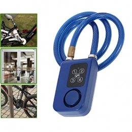 LHY RIDING Accesorio LHY RIDING Cerradura de la Puerta Digital, Bicicletas de Bloqueo con Alarma, Impermeable Inicio antirrobo de Bloqueo de 4 dígitos 80cm Cerradura de combinación se Puede restablecer