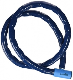 LUMA Cerraduras de bicicleta LUMA Enduro 885 Candado Articulado, Unisex Adulto, Azul, 25 mm / 150 cm