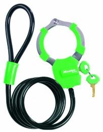 Master Lock Cerraduras de bicicleta Master Lock 8275 - Candado para Marco de Bicicleta con Cable en Espiral Negro Negro / Verde Talla:Talla única