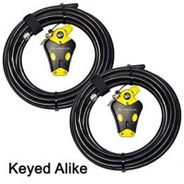 Master Lock Cerraduras de bicicleta Master Lock – de piel de serpiente ajustable Cable Locks # 8413ka2 – 2020