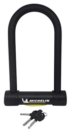 Michelin Cerraduras de bicicleta Michelin U 230 SRA - Candado para adulto, unisex, color negro, talla única