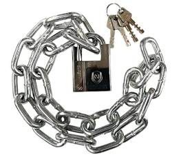 LINSHI Accesorio motorbike lock, grosor de cadena de 8 mm, adecuado para candados de cadena de seguridad como bicicletas, ciclomotores, scooters, motocicletas, vallas y puertas de vidrio