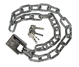 LINSHI Accesorio motorcycle lock, Candado de cadena de bicicleta, adecuado para candados de cadena de seguridad como bicicletas, ciclomotores, scooters, motocicletas, vallas, puertas de vidrio