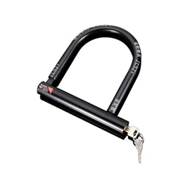 Mu Cerraduras de bicicleta MU Bloqueo de bicicletas - Heavy Duty T-Lock combinación de bloqueo de cable de bicicletas de bloqueo de seguridad para bicicletas al aire libre, Negro